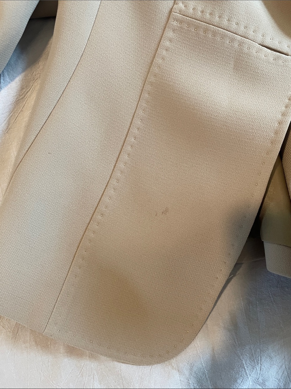 Tahari Women's Tan Three-Piece Suit: Blazer, Shell & Trousers - Picture 7 of 7